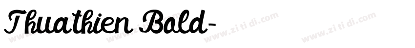 Thuathien Bold字体转换 Thuathien Bold字体转换